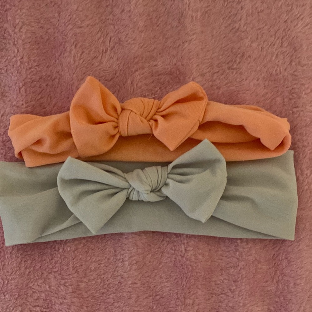 Set of two baby head bands